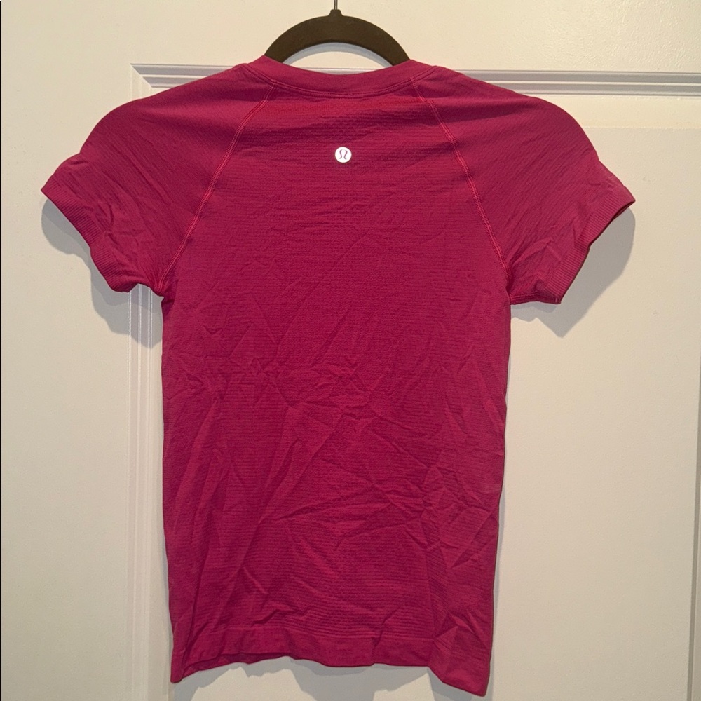 Lululemon Swiftly Tech Pink Short Sleeve Shirt